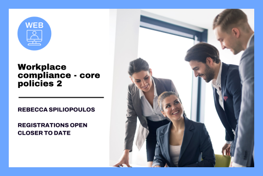Workplace compliance - core policies 2