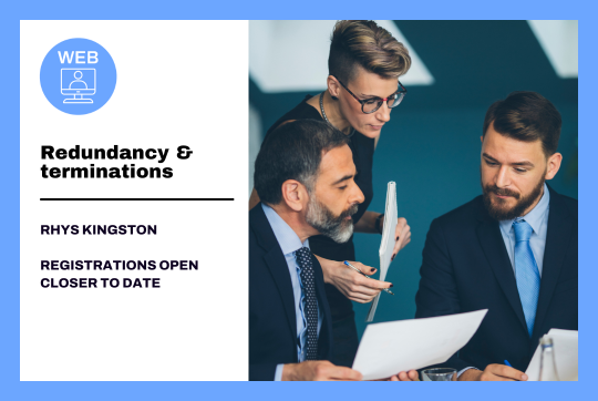 Redundancy & terminations