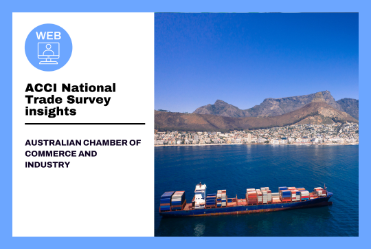 ACCI National Trade Survey insights