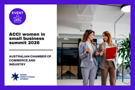 ACCI women in small business summit 2026
