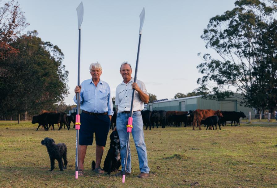 Founder Howard Croker and Owner Darren Croker of Croker Oars
